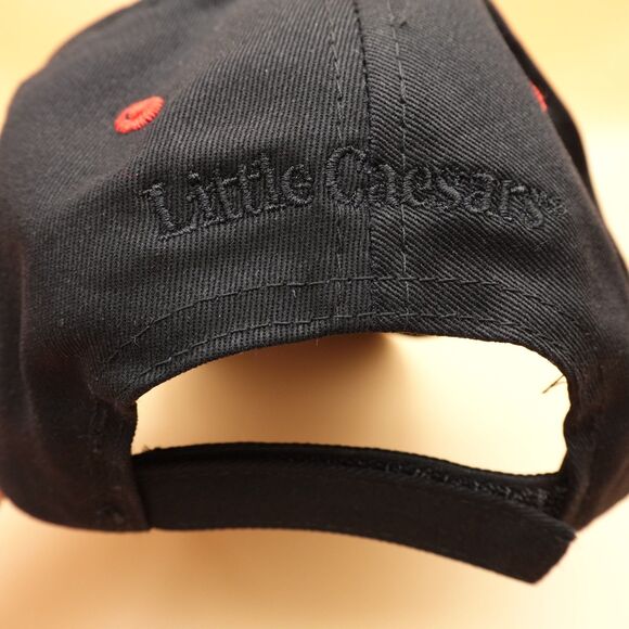 The Batman Hat Cap Little Caesars Promo Mens One Size Black Red Movie NEW - Picture 3 of 7